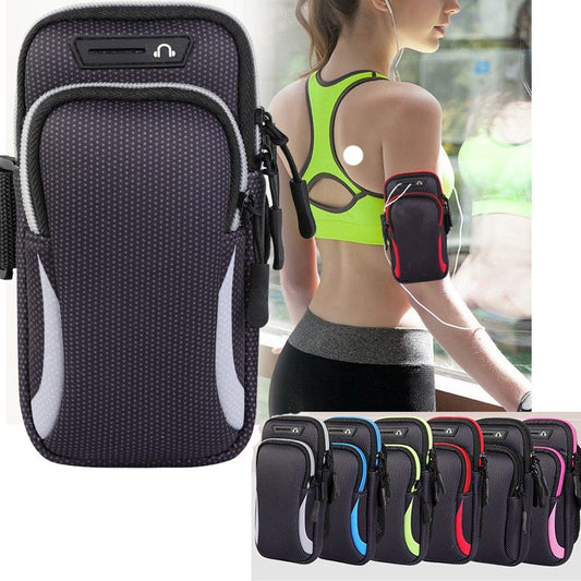 Nylon mobile phone arm bag