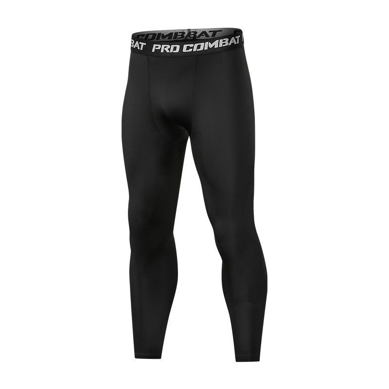 Exercise Workout Pants Cropped Basket Football Training Leggings High Elastic Quick-drying Compressed Trousers