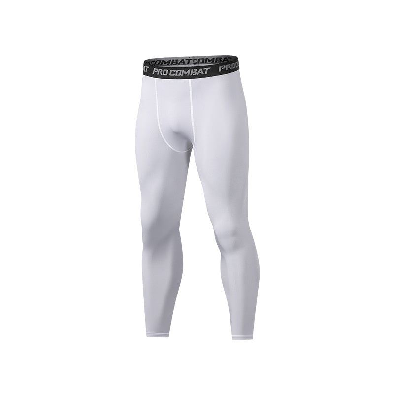 Exercise Workout Pants Cropped Basket Football Training Leggings High Elastic Quick-drying Compressed Trousers