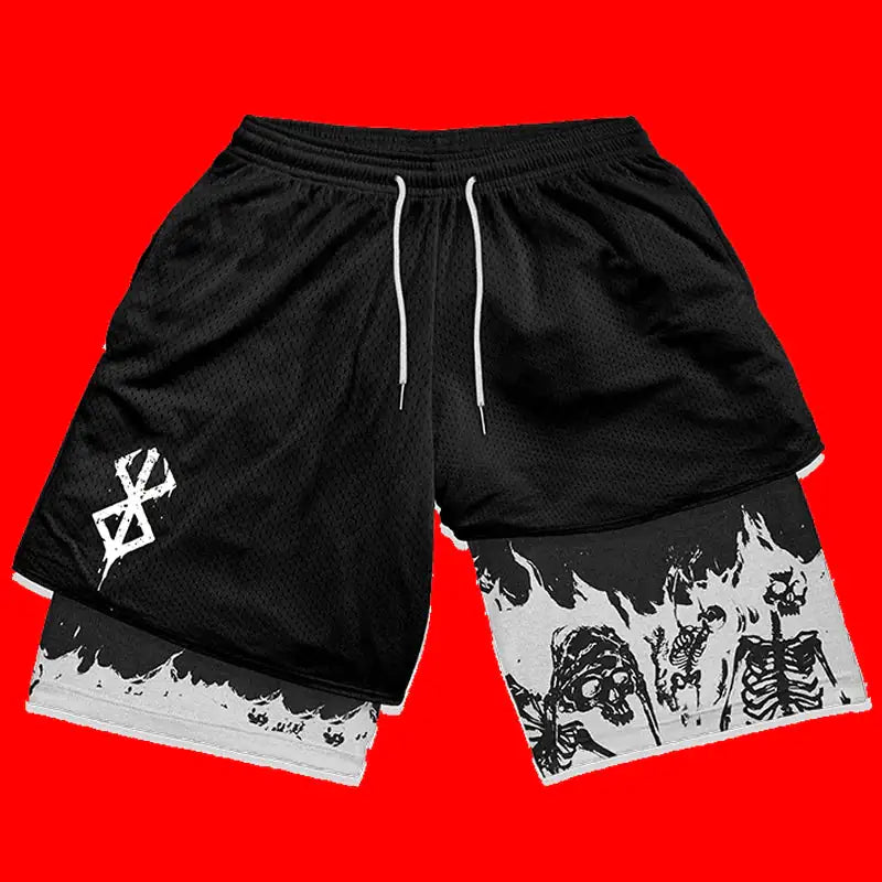 High Waist Breathable Gym Shorts