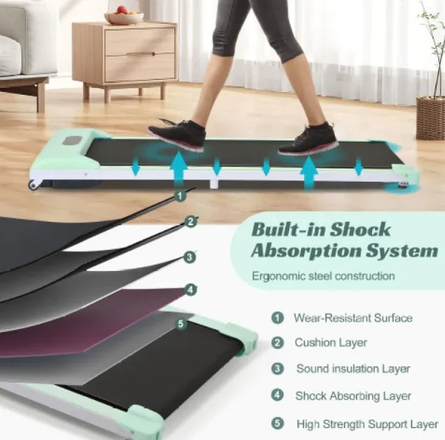 2-in-1 Under Desk Electric Treadmill (2.5HP)