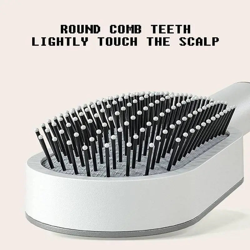 Self-Cleaning 3D  Hair Brush